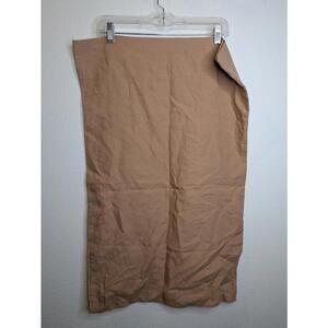 Quince 100% European Linen Standard Pillowcase Size 20x30 Sand Tan Flax Natural